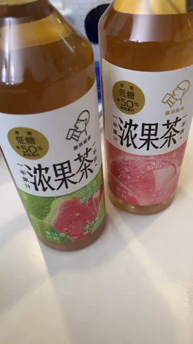 喜茶[50% Fruit Juice Tea] Grapefruit, Waxberry, Peach, Lychee, and Grape Flavors | Low-Sugar Refreshing Drink, 450ml photo review