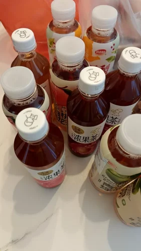 喜茶[50% Fruit Juice Tea] Grapefruit, Waxberry, Peach, Lychee, and Grape Flavors | Low-Sugar Refreshing Drink, 450ml photo review