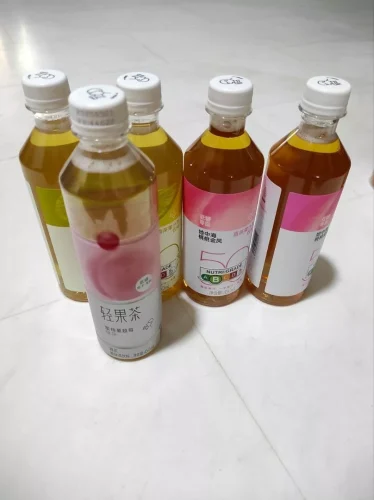 喜茶[50% Fruit Juice Tea] Grapefruit, Waxberry, Peach, Lychee, and Grape Flavors | Low-Sugar Refreshing Drink, 450ml photo review